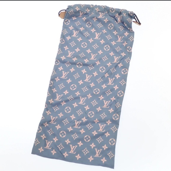 Louis Vuitton Accessories - Louis Vuitton Pink and Gray Drawstring Bag